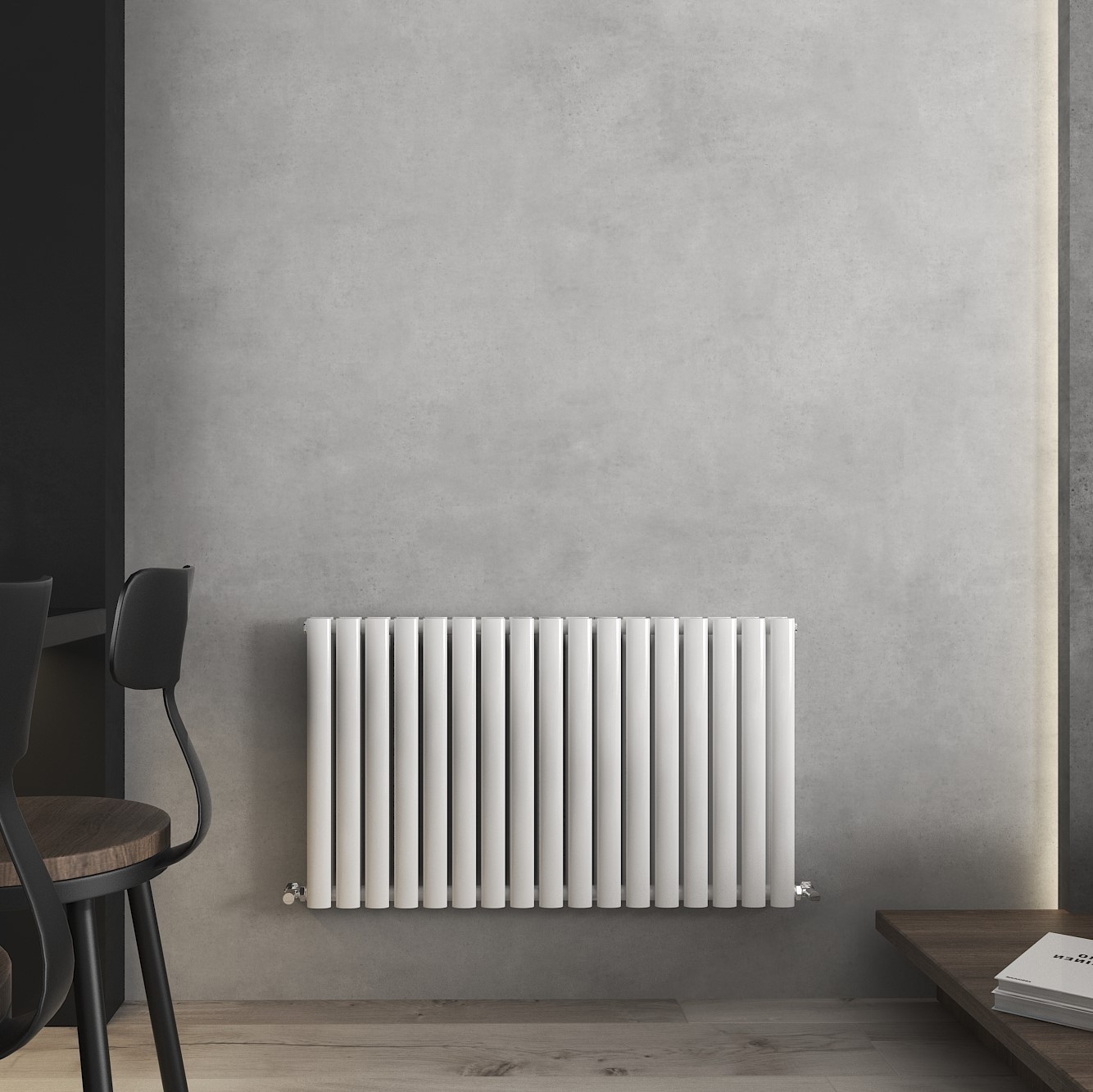 Nirvana Designer Horizontal Radiator White