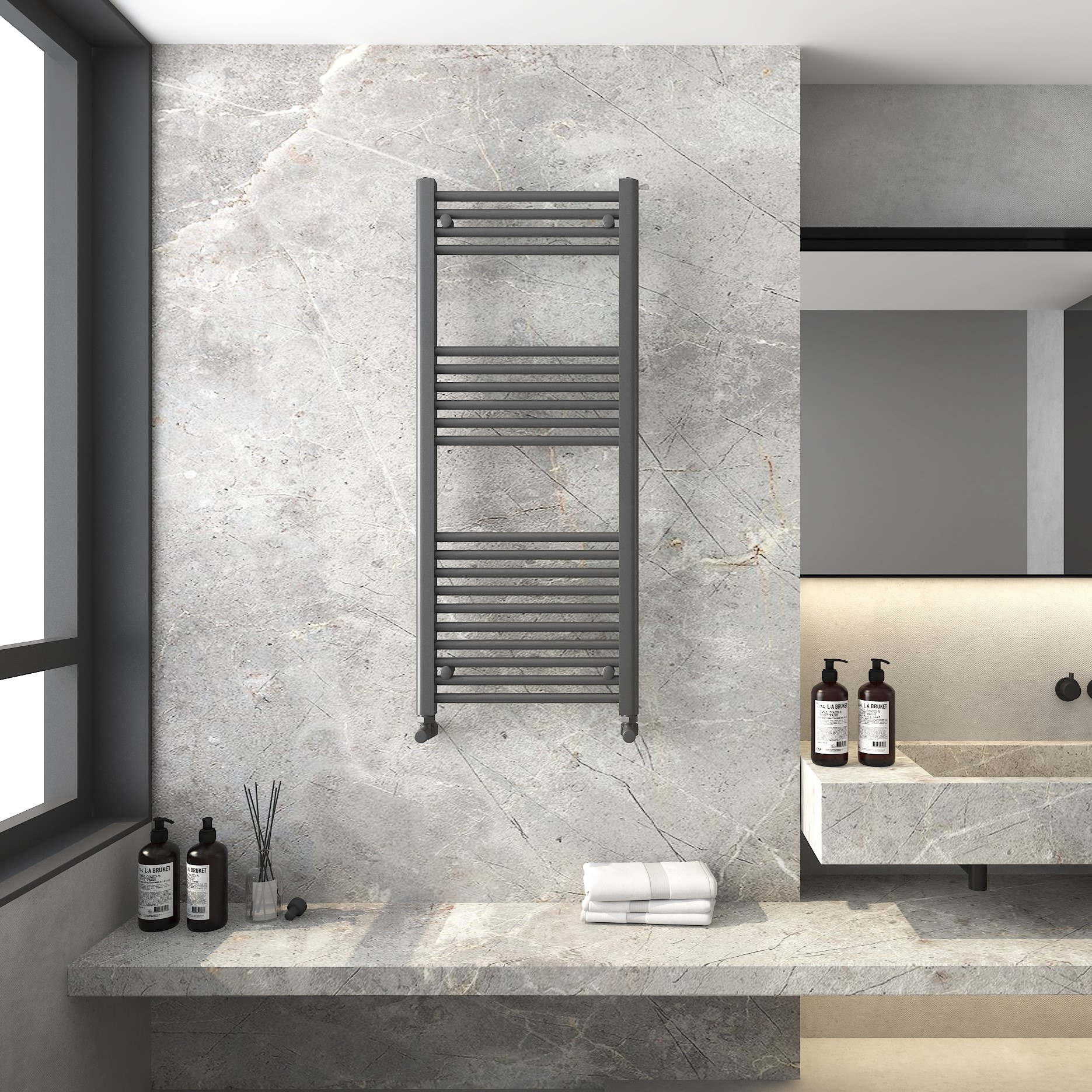 Anthracite Grey Towel Radiator